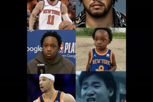 【NBA梗百科】尼克斯球员都是撞脸怪是什么梗？
